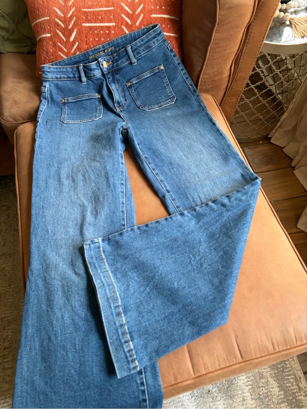 Michael Kors Women's Medium Wash Straight Leg Jeans Size 6